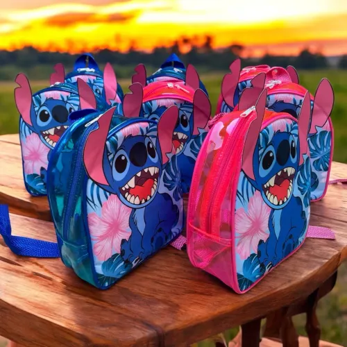 Mochila Bolsa Neon 3D Aniversário 