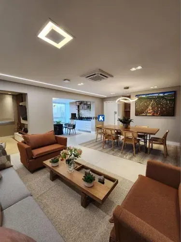 Apartamento p/ VENDA - 180m² - 4 dorms,3 Suítes, Sala de TV, 4 Vagas, Varanda c/ Churrasqu