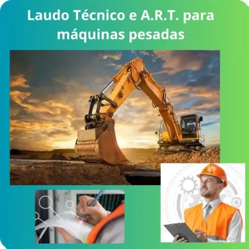 Laudo para máquinas pesadas na grande São Paulo - Orçamento na Hora!