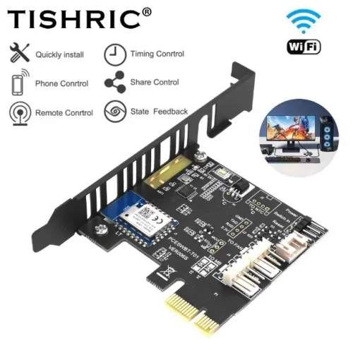 PCIe Tuya para Desktop Inteligente- PC Smart - Remote Power On/Off