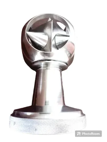 escultura cueso senai 5 pontas cônicas19 cm