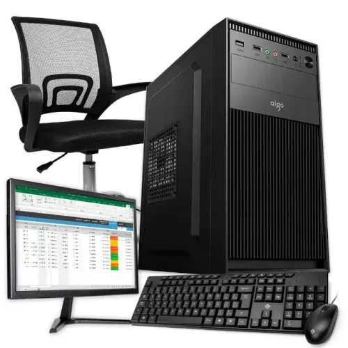 Computador Completo + Cadeira Ryzen 5 4600g 16GB Ddr4 Ssd 240GB