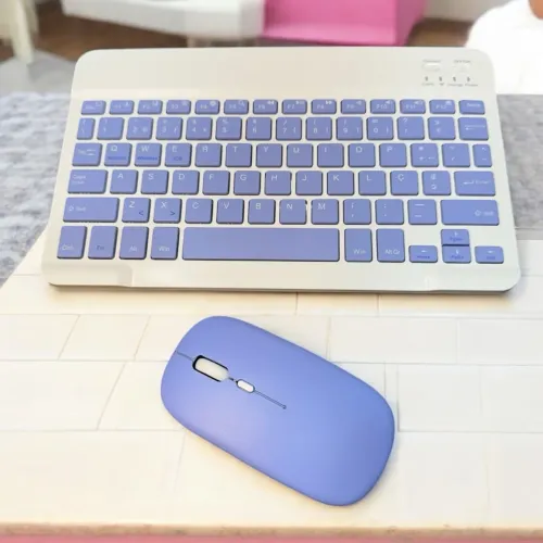 Kit teclado e mouse Bluetooth-Novo