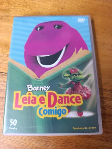 DVD BARNEY LEIA E DANCE COMIGO - INFANTIL PARA CRIANÇAS DE 1 A 8 ANOS. 50 MINUTOS 