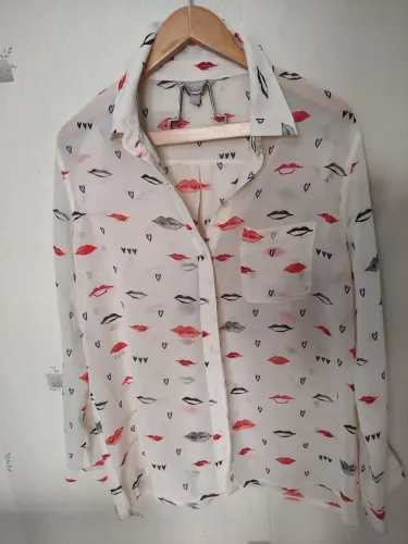 Banana republic camisa boca Tam G 65,00