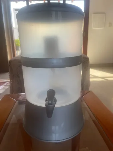 Filtro plástico de água portátil - NUNCA FOI USADO