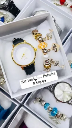 Relógio Feminino Com Pulseira