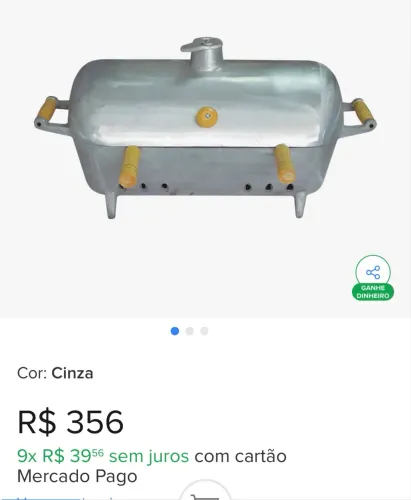 Churrasqueira de alumínio