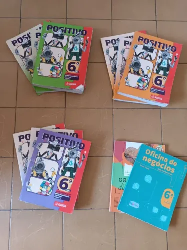 Livros Editora Positivo - 6° ano