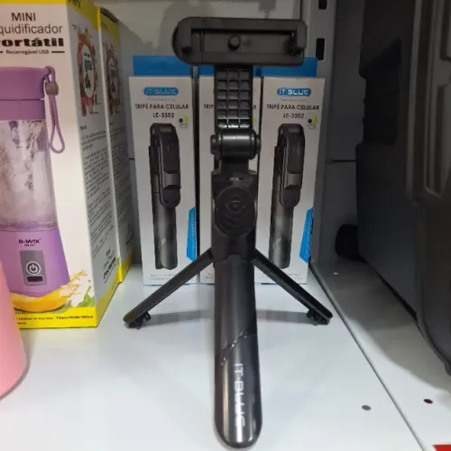 Tripé 40cm Pau de Selfie com Controle Sem Fio