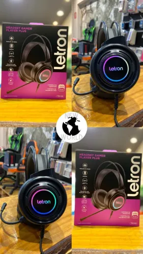 Headset Gamer LEtron LED - Reduçã de ruído