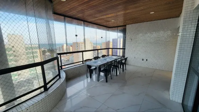 Cobertura Linear 247m² Vista Mar Definitiva Porteira Fechada 4 Suítes 3 Vagas Manaíra