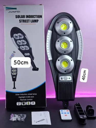 Luminaria Solar de 300w Iluminação Perfeita- Entrega Das 9 Até 22hrs
