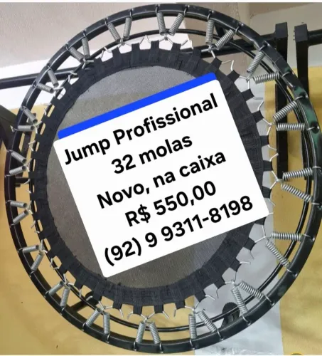 Jump Trampolim Profissional aro duplo 180kg