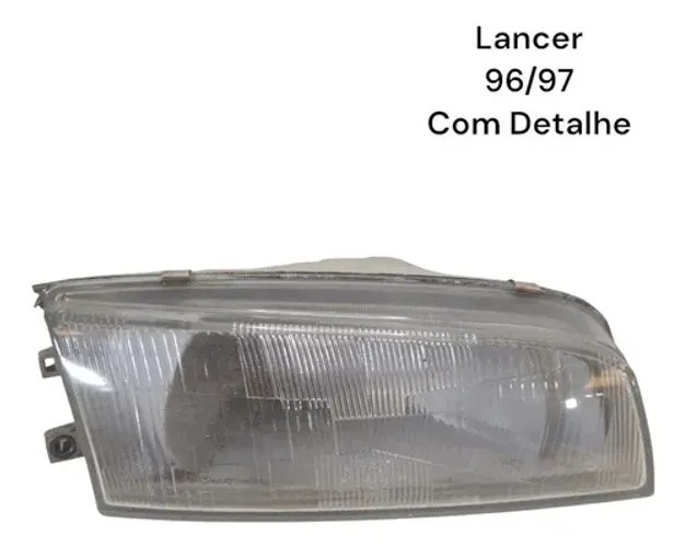 Farol Direito Mitsubishi Lancer 1992 A 1997 Com Det