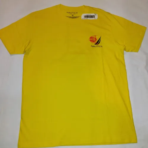 Camiseta Nautica Amarela - Tamanho M