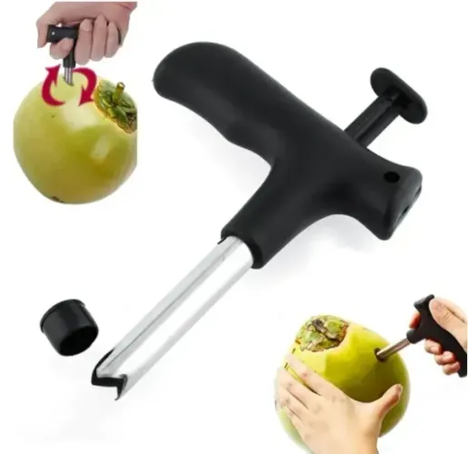 furador de coco em aço sq-3194