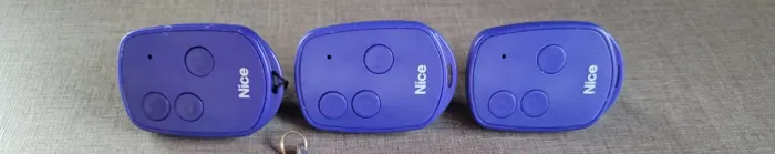KIT de 3 Controles remoto NICE portão automático
