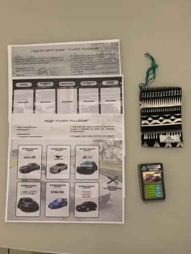 Cartas Mega Trunfo Fullpower - Edição Especial Carros Modificados 