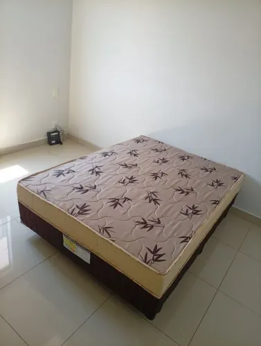 Cama casal acoplada pronto pra dormir 
