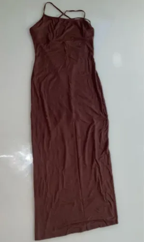 Vestido mídi malha