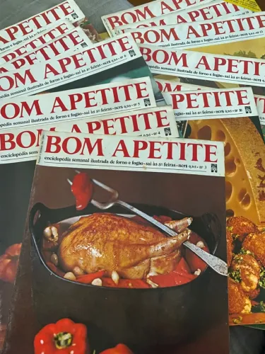 Coleção de revistas antigas Bom Apetite 