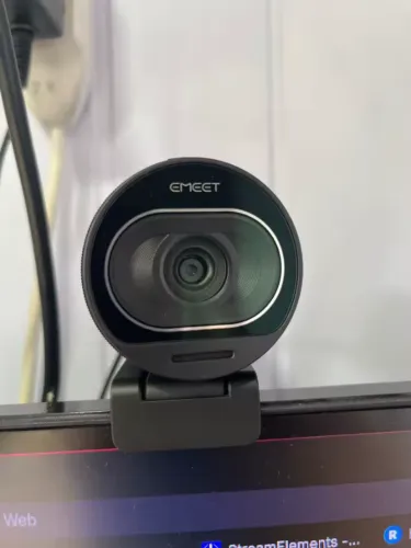 Webcam 4K 1080P 60FPS Streaming Web Camera EMEET S600 Autofoco Câmera de transmissão viva 