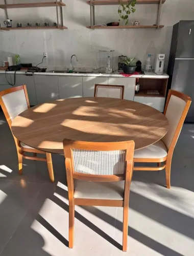 Mesa Redonda Tampo em MDF | Medidas Personalizadas | Envio Para Todo Brasil