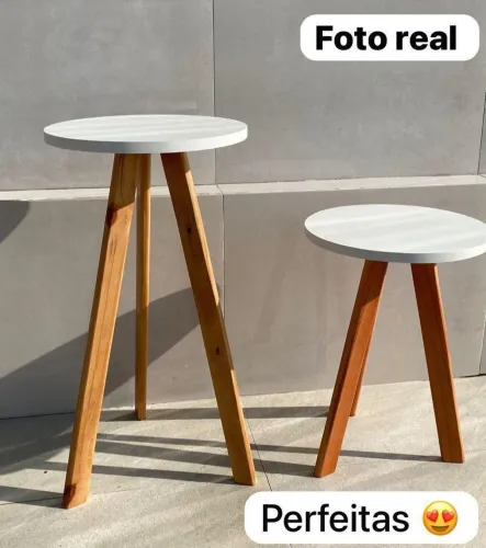 Mesas de Apoio Redondas - Design Moderno e Elegante