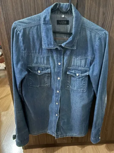 Camisa Jeans Fem tam P