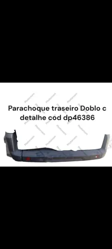 Parachoque traseiro Doblo c/ detalhe cod dp46386