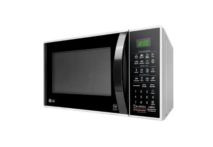 Micro-Ondas LG Solo Easy Clean 30 Litros Branco e Preto - 127v 