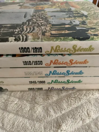 Coleção Nosso Século - Livros Históricos - Valor por exemplar.