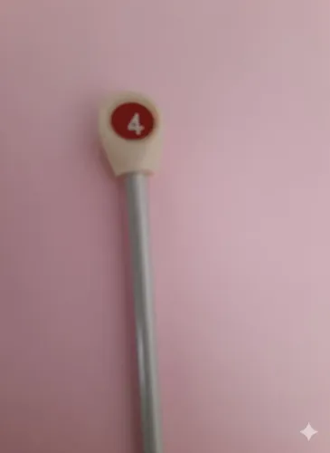Agulha de tricô número 4