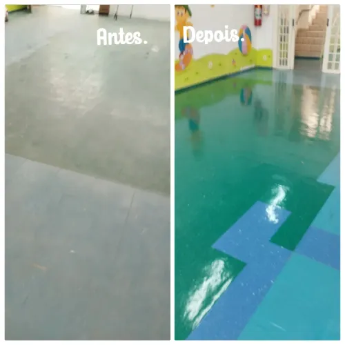Limpeza de Pisos Paviflex, vinílico e outros.