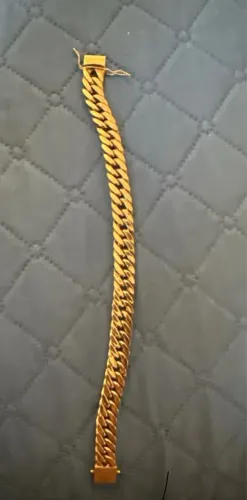 Pulseira de Ouro 22K e 28 gramas