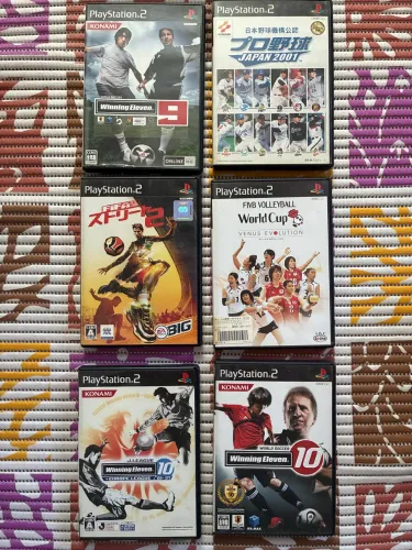 5 jogos de PlayStation 2 originais