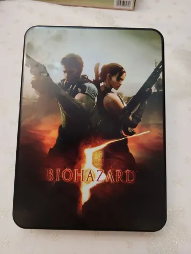 Resident Evil 5 Deluxe Edition Xbox 360 Biohazard Em ótimo estado Original japonês 