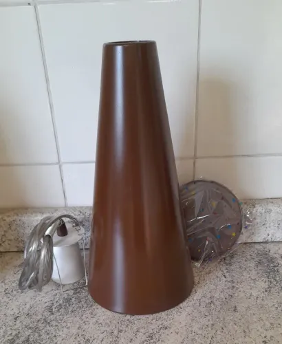 3 Lustres Cone Pendente