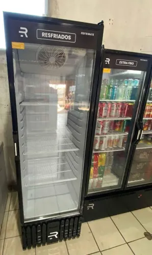Visa cooler multiuso 400L Refrimate Pronta entrega porta de vidro - Marcos
