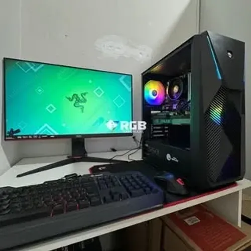 PC Gamer COMPLETO RYZEN 5 + RTX2070+ 1 ano de garantia e em até 12x
