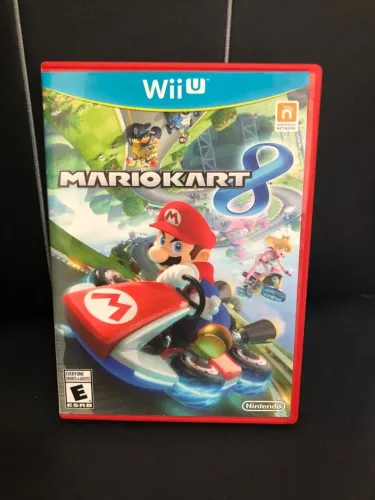 Caixa com Encarte Mario Kart 8 - Wii U (Somente Caixa)