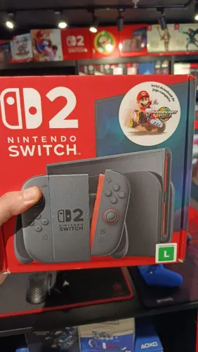 Switch 2 lançamento novos na caixa garantia de um ano confira mês das crianças e aqui 