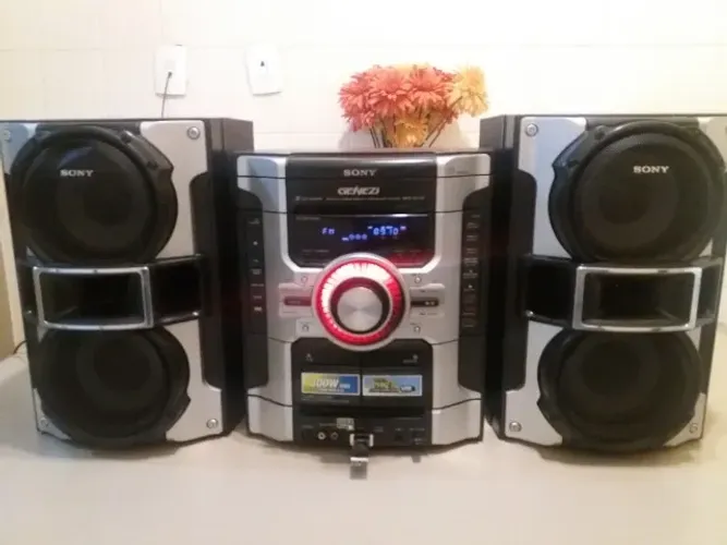 MICRO SYSTEM SONY MHC - GT22. COM USB-DECK DUPLO E CD CHANGER