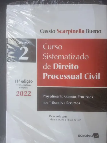 Curso Sistematizado de Direito Processual Civil - 2022 - Cassio Scarpinella Bueno
