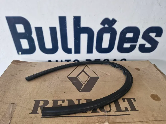 Borracha vulcanizada do capo/ churrasqueira Renault Logan 2014 a 2019 Genuino