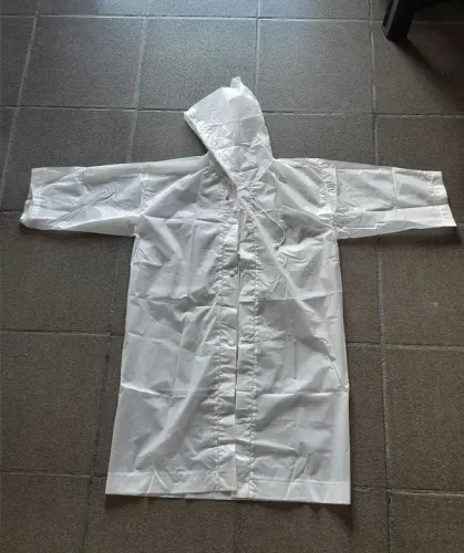 Capa de Chuva Infantil Branca Nova