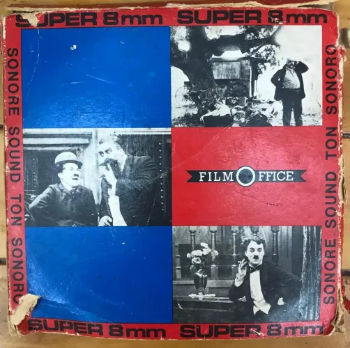 Som Super 8 Charlie Chaplin Film Office , preto e Branco raridade