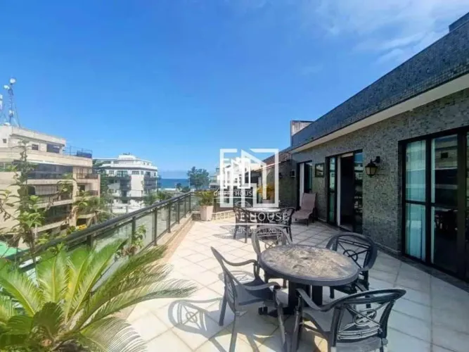 RECREIO DOS BANDEIRANTES - COBERTURA LINEAR À VENDA COM 3 SUÍTES