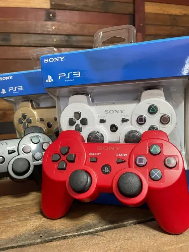 Controles PS3 PC Playstation 3 (Diversas Cores) ENTREGAMOS COM GARANTIA